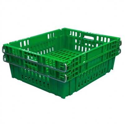 Plastová prepravka na mäso a hydinu s odvetrávaním